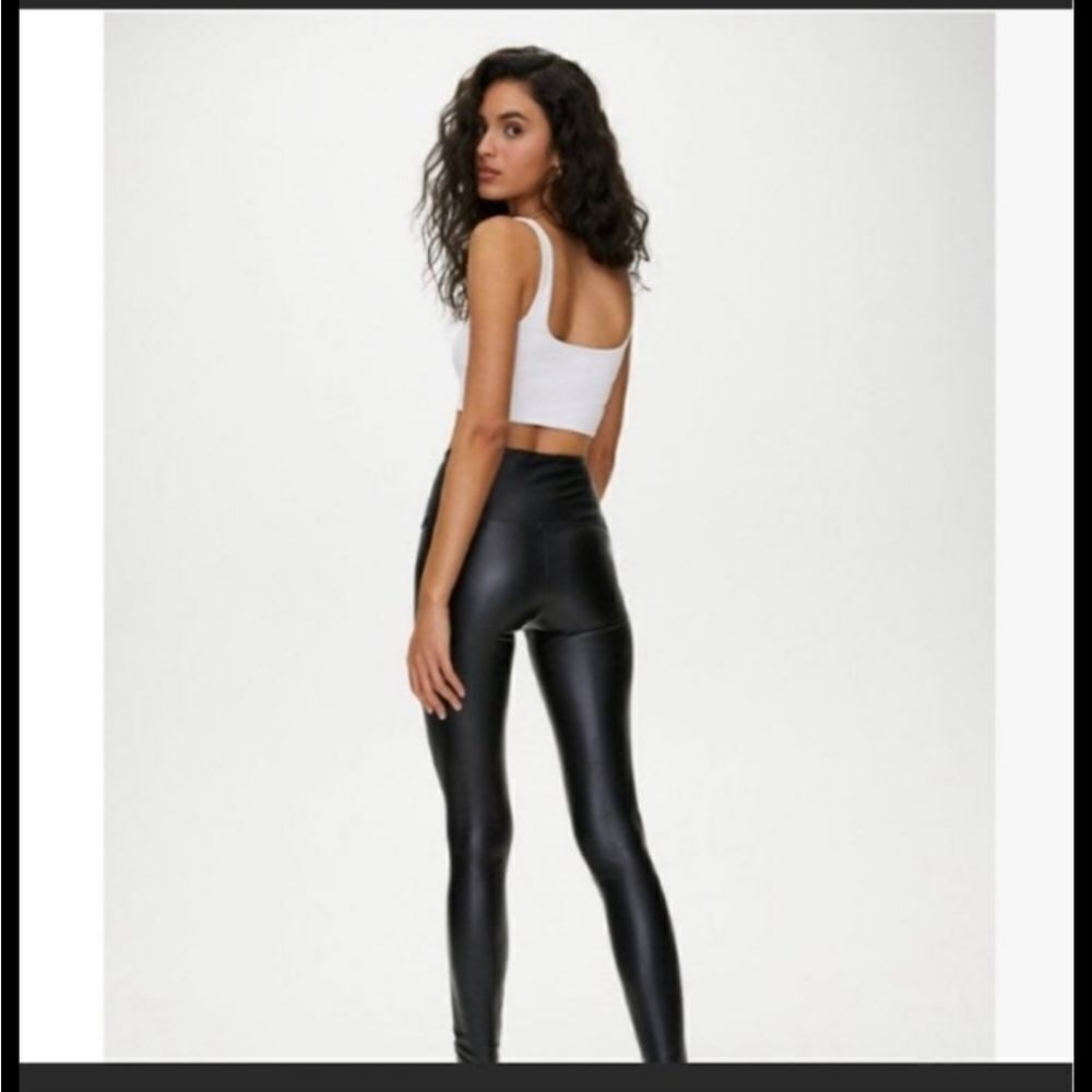 Wilfred Free Faux Leather Leggings Size Small